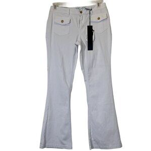 Women's White Flare Jeans Size 13